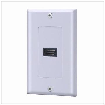 1 Port HDMI Wallplate - Supports 4K, 3D Wall Plate - RnR Galore