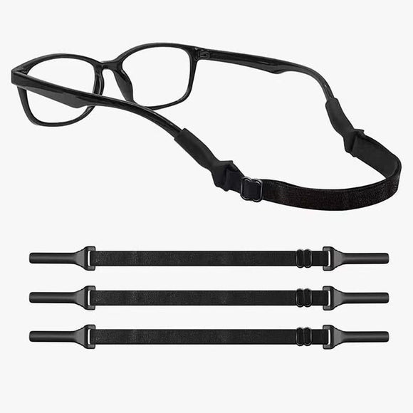(10 - Pack) Adjustable Anti - Slip Eyeglass Straps - Secure Sports Eyewear Retainer Cord for Men, Women & Kids - RnR Galore
