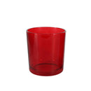 10 Pack Red Glass Votive Tealight Candle Holders House Party Centerpiece Xmas Wedding Decor Glass Candlestick Party Decorations Bridal Valentines Event - RnR Galore
