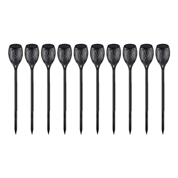 10 Pack Solar Torch Lights 96 LED Flickering Lighting Dancing Flame Garden Lamp - RnR Galore