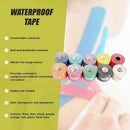 10 Rolls Muscle & Injury Kinesiology Sports Tape 5m x 5cm – Waterproof Support - RnR Galore