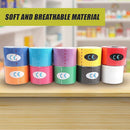 10 Rolls Muscle & Injury Kinesiology Sports Tape 5m x 5cm – Waterproof Support - RnR Galore
