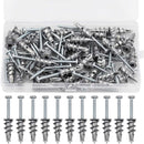 100 pcs Zinc Alloy Expansion Screw Set Combination 50 pcs Screws And 50 pcs Anchors - Metal Self - Drilling - For - RnR Galore