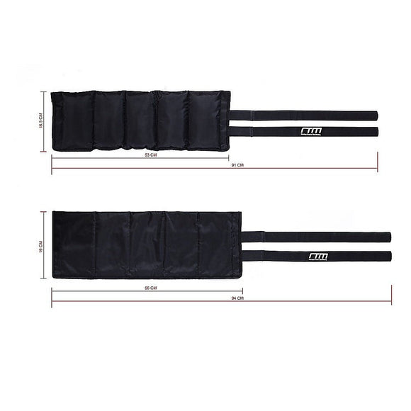 10kg Adjustable Ankle/Wrist Weight Straps - RnR Galore