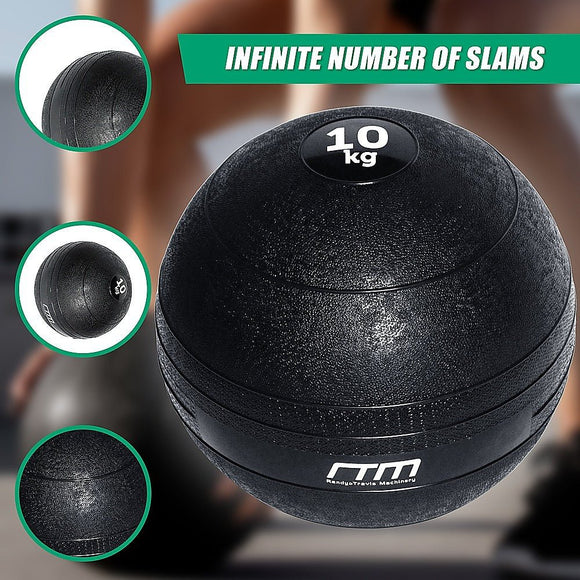 10kg Slam Ball No Bounce Crossfit Fitness MMA Boxing BootCamp - RnR Galore