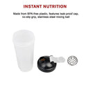 10x 700ml Protein Shaker Bottles – Gym Supplement Blender Mixer Shake Cups - RnR Galore