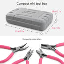 11 - Piece Precision Craft & Jewelry Making Tool Kit with Portable Case - Pliers, Screwdrivers & Tweezers for DIY Projects(green) - RnR Galore