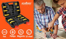 11 - Pieces Magnetic Screwdriver Set with Case Magnetizer Demagnetizer Flat Head - RnR Galore