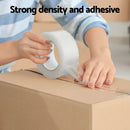 12 Rolls Packing Packaging Tape Sticky Clear Sealing Tapes Transparent 48mmx75m - RnR Galore