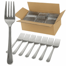 1200x Reusable Plastic Forks Cutlery Bulk BPA Free Extra Strong - Gloss Silver - RnR Galore