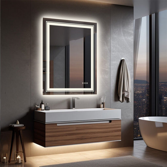 1400x700mm LED Bathroom Mirror Anti - fog Illuminated - RnR Galore