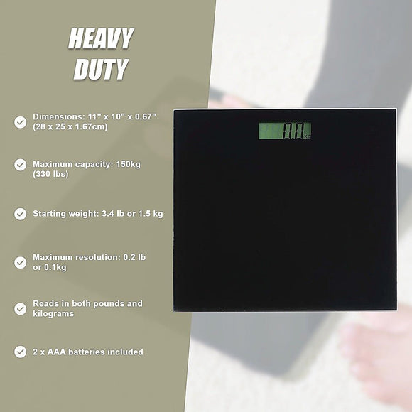 150KG Digital Bathroom Scale - RnR Galore