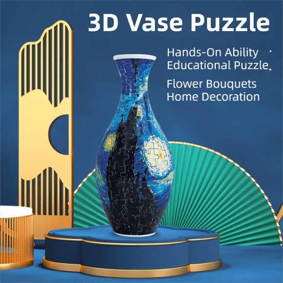 160 PCS Hummingbird 3D Puzzle Vase - DIY Interlocking Flower Vase Kit, Home Decorative and Toy Gift for Mom - RnR Galore