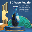 160 PCS Pop Art 3D Puzzle Vase - DIY Interlocking Flower Vase Kit, Home Decorative and Toy Gift for Mom - RnR Galore