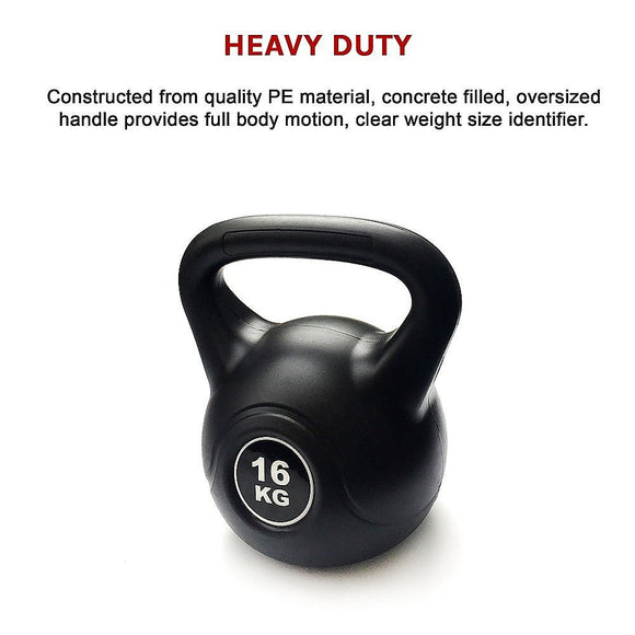16kg Concrete Kettlebell Weight for Strength Training Home Gym - RnR Galore