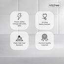 1.7L Electric Glass Kettle LED Blue Light 360 Automatic Cordless Water Boiling Jug - RnR Galore