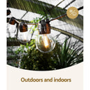 17m Solar Festoon Lights Outdoor LED String Light Christmas Wedding Decor - RnR Galore