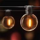 17m Solar Festoon Lights Outdoor LED String Light Wedding Christmas Party - RnR Galore