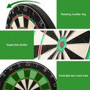 18" Dartboard Cabinet Set Professional Dartboard Wood Classic Game Party Sport - RnR Galore