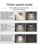 2 - Pack Solar Motion Sensor Wall Light(178 - Bead LED) - 3 Lighting Modes, IP64 Waterproof, Three - Sided Wide - Angle Lighting for Outdoor Security and Garden Lighting - RnR Galore