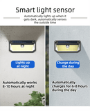 2 - Pack Solar Motion Sensor Wall Light(388 - Bead LED) - 3 Lighting Modes, IP64 Waterproof, Three - Sided Wide - Angle Lighting for Outdoor Security and Garden Lighting - RnR Galore
