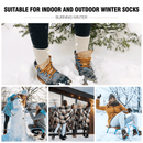 2 Pairs WOOL BLEND SOCKS Ladies Womens Thick Soft Work Thermal Warm Winter - 2 - 8 - RnR Galore