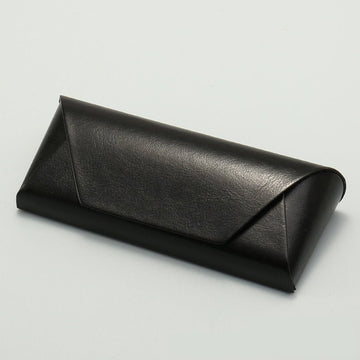 2 Pcs ( 1 Brown + 1 Black ) Vintage Style PU Leather Eyewear Case - Protective Hard Shell with Soft Lining - RnR Galore