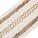 2 - PCS Rhombus Bohemian Woven Table Runner with Tassels - Rustic Farmhouse Decor for Dining & Coffee Tables - RnR Galore