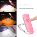 2 Pcs White USB Rechargeable Clip - on LED Book Light - 3 Color Modes & Dimmable Brightness for Eye - Caring Reading - RnR Galore