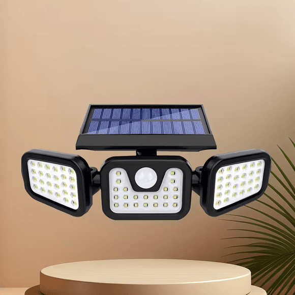 (2 - piece set)74 LED solar sensor lights with motion sensors, 3 - level brightness mode outdoor wall lights, suitable for front doors, courtyards, garages, and terraces - RnR Galore