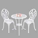 2 Seater Dominique Cast Aluminium Bistro Set - RnR Galore
