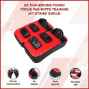 2 x Thai Boxing Punch Focus Pad Mitts Training Strike Shields Set - RnR Galore