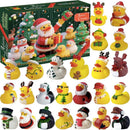2025 Advent Calendar Christmas Ducks - 24pcs Rubber Duck Advent Calendar 24 Days of Christmas Countdown Toys for Christmas Gifts Party Favors Kids Toddlers Random Duck Gift Box - RnR Galore