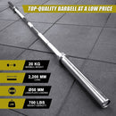 20kg Olympic Barbell 700lb Rated for Powerlifting Home Gym Training - RnR Galore