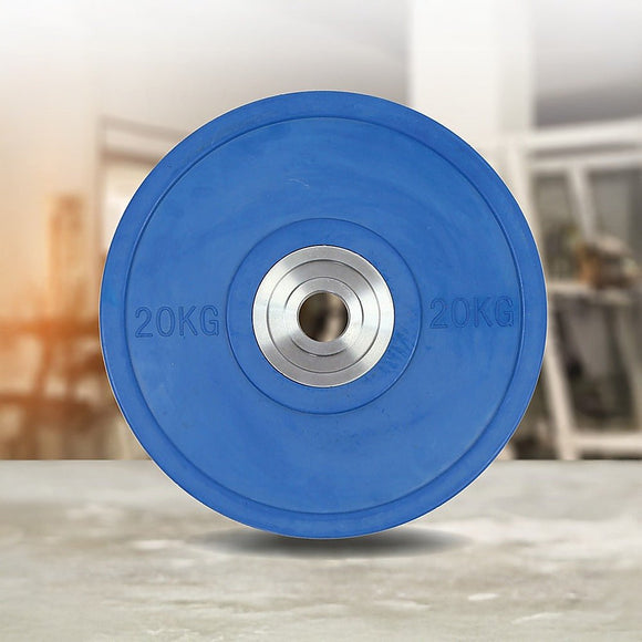 20KG PRO Olympic Rubber Bumper Weight Plate - RnR Galore