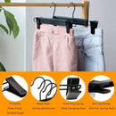 20pcs Black Plastic Pants Hanger Trousers Clips Durable Non Slip Clothes Hanger - RnR Galore