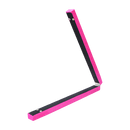 2.2m Gymnastics Folding Balance Beam Pink Synthetic Suede - RnR Galore