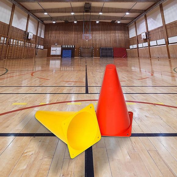 230mm Training Cones Set Witches Hat Football Soccer Rugby Traffic - RnR Galore
