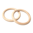 235mm Wooden Gymnastic Rings – Olympic Gym Strength Training & Fitness - RnR Galore