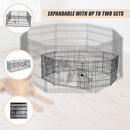24" 8 Panel Pet Dog Playpen Puppy Exercise Cage Enclosure Fence Play Pen - RnR Galore