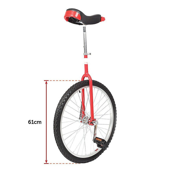 24 Inch Pro Circus Unicycle for Performance Training Indoor Show Use - RnR Galore