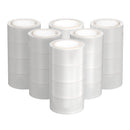 24 Rolls Packing Packaging Tape Sticky Clear Sealing Tapes Transparent 48mmx75m - RnR Galore