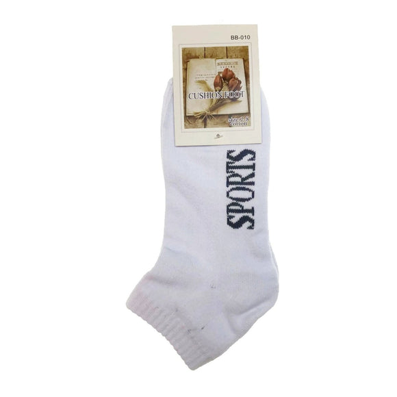 24x COTTON ANKLE SOCKS Sport Cushion Foot Low Cut Running - Assorted Colours Bulk - 2 - 8 - RnR Galore
