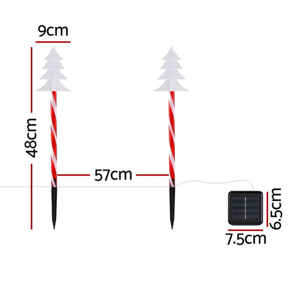25 LED 5 PCS Christmas Lights Path Ground Light Garden Decorations Jingle Jollys - RnR Galore