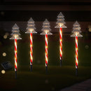 25 LED 5 PCS Christmas Lights Path Ground Light Garden Decorations Jingle Jollys - RnR Galore