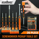 26Pc Precision Screwdriver Set Magnetic Pickup Hex Torx Philip Flat Bits Drive - RnR Galore