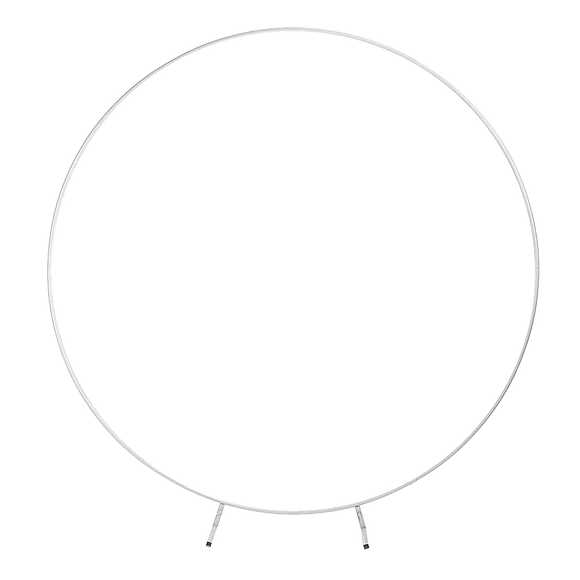 2M Wedding Hoop Round Circle Arch Backdrop Flower Display Stand Frame Background - RnR Galore