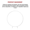 2M Wedding Hoop Round Circle Arch Backdrop Flower Display Stand Frame Background - RnR Galore