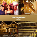 2Mx3M Christmas Lights Net String Light Decorations Warm 504 LED Jingle Jollys - RnR Galore