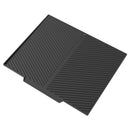 2PC Black Multi - Use Drain Mat (37x27 cm) – Non - Slip Heat Protection for Dish Drying & Prep - RnR Galore